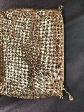 Whiting And Davis Gold Sequin Evening Clutch Bag - Women